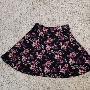Floral skater skirt